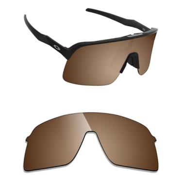 Imagem de Alphax Lentes de reposição marrom escuro não polarizadas para óculos de sol Oakley Sutro Lite OO9463
