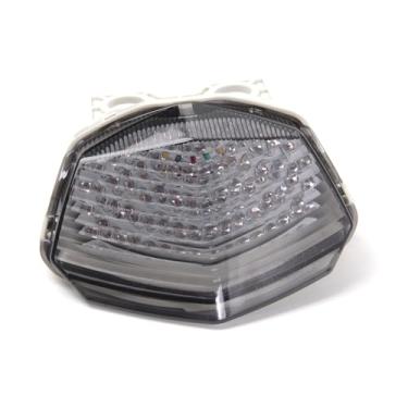 Imagem de Lanterna traseira de LED fumê Arashi para Kawasaki Ninja 250R EX250 2008-2012, luz traseira de freio de seta, acessórios de substituição integrados para motocicleta