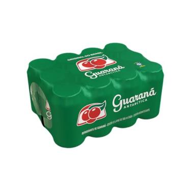 Imagem de Pack de Refrigerante Guaraná Antarctica Lata 350ml 12 Unidades