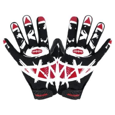 Imagem de Luvas de futebol AIGEVTURE Youth/Adult Receiver pretas