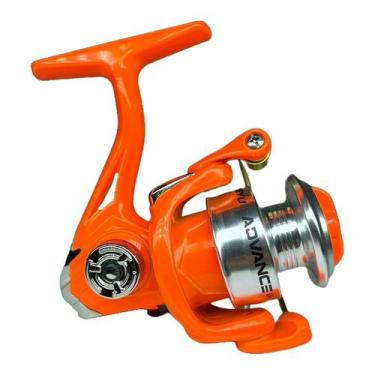 Imagem de Molinete Ultra Light Deyu Advance UL800 4 Rolamentos Pesca Leve, Laran
