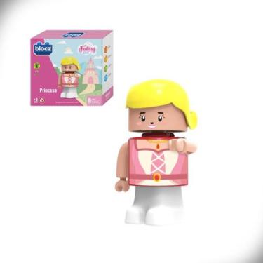 Imagem de Blocos de Montar Princesa Fantasy Land 6 Peças Blocz