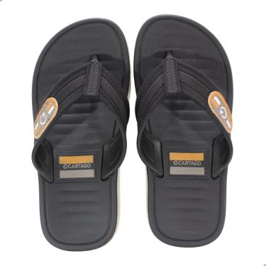 Imagem de Chinelo Infantil Cartago Paris II Branco/Preto 12468