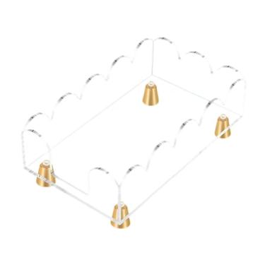 Imagem de KiBcsLic Porta-guardanapos de acrílico, porta-papel toalha versátil para banheiro, organizador de guardanapos para penteadeira, ideal para casamentos, estilo, 24 Cm X 13 Cm X 8.3 Cm