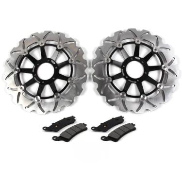 Imagem de Discos e pastilhas de freio dianteiro Arashi para Honda XL1000V XLV 1000 Varadero 1999-2006, acessórios de substituição de motocicleta preto