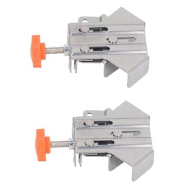 Imagem de Grampo de Canto de Aço Inoxidável, Ferramenta de Fixação de Clipe de ângulo Reto Ajustável para Madeira Com Pinças Flexíveis, Feita de Aço Inoxidável