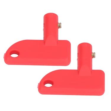 Imagem de KILL SWITCH CHAVE BATERIA DESCONECTA ISOLADOR para CARRO MARINE TRUCK VERMELHO 2 PCS