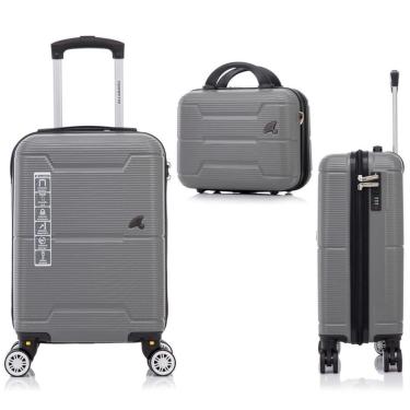 Imagem de Kit Mala De Bordo P + frasqueira + malas de 10kg e + uma de 8kg Allabard-Unissex