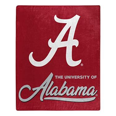 Imagem de Cobertor Raschel NORTHWEST NCAA Alabama Crimson Tide, 127 cm x 152 cm, assinatura