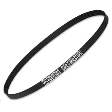 Imagem de 1 peça modelo W10006384 Correia de acionamento de arruela para modelos de arruela, incluindo WPW10006384 VPPS11747978 AP6014712