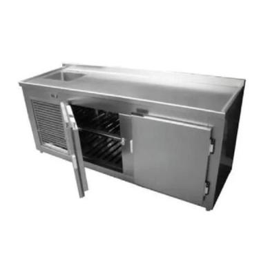 Imagem de Balcão Refrigerado Fritomaq Encosto Inox 150x65 290 Litros, 220V