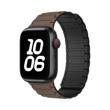 Imagem de Pulseira Magnética De Silicone De 49mm 46mm 42mm 40mm 41mm 44mm 45mm P
