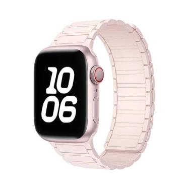 Imagem de Pulseira Magnética De Silicone De 49mm 46mm 42mm 40mm 41mm 44mm 45mm P