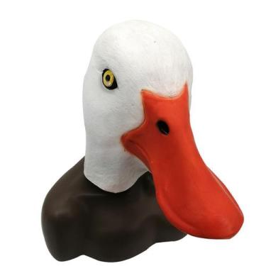 Imagem de Máscara de látex de pato para festa de rosto inteiro Cosplay Costume P