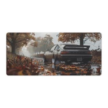 Imagem de HouLaiZhe Speed ​​ae86 JDM Tapete de mouse para jogos grande base de borracha antiderrapante acessórios de computador laptop suprimentos bloco de escrita para escritório casa 40 x 90 cm