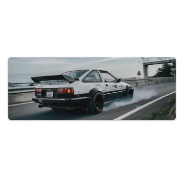 Imagem de HouLaiZhe Ae86 JDM Carro Clássico Retrô Esportes Grande Gaming Mouse Pad Tapete de Mesa Base de Borracha Antiderrapante Laptop Acessórios de Computador Suprimentos Bloco de Escrita para Escritório