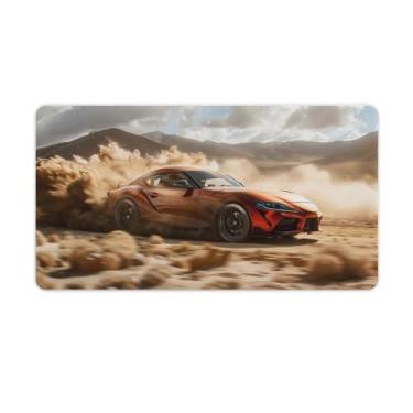 Imagem de HouLaiZhe Drift Sup JDM Sports Car Cool Large Gaming Mouse Pads Tapete de Mesa Base de Borracha Antiderrapante Laptop Acessórios de Computador Suprimentos Bloco de Escrita para Escritório Casa 40 X 75