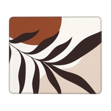 Imagem de 01 mouse pad boho, mouse pad estético, decoração estética de mesa, acessórios de mesa estéticos, acessórios de mesa boho, decoração de escritório retrô, mouse pad neutro, mouse pad pequeno, 21 x 25 cm