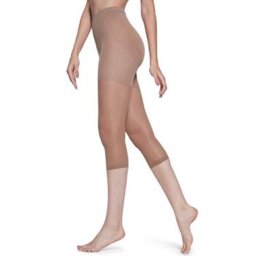 Imagem de Meia-Calça Fio 20 Loba Lupo 05865-001 Microfibra, P, Natural