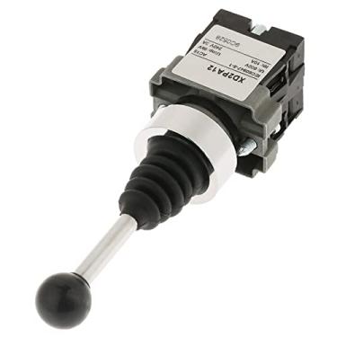Imagem de Chave de joystick bloqueada 2 posição 2NO reposição para circuitos controle industrial XD2PA12 AC estarter magnético contator relé água óleo instalaçã