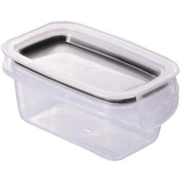 Imagem de Pote Hermético de Plástico Trava Mais Para Alimentos Com Vedação de Borracha (175ml)