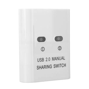 Imagem de Zopsc Seletor de Switch USB 2.0 para 2 Computadores, Switcher USB Computadores Compartilhando Teclado e Mouse Impressora Scanner Webcam, Compartilhe 1 Dispositivo de Impressora