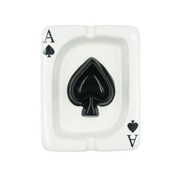 Imagem de Cinzeiro de cerâmica para cigarros, bandeja de cinzeiro em forma de A para fumantes, suporte de joias, decoração de escritório em casa (coração preto)