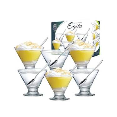 Imagem de Conjunto de Taças de Sobremesa Ruvolo New Egito em Vidro - 12 Peças