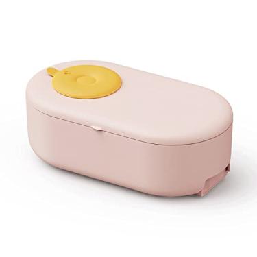 Imagem de Lancheira elétrica Food Flask sem injeção de água, mini lancheira térmica térmica para alimentos, lancheira portátil para trabalho, rosa