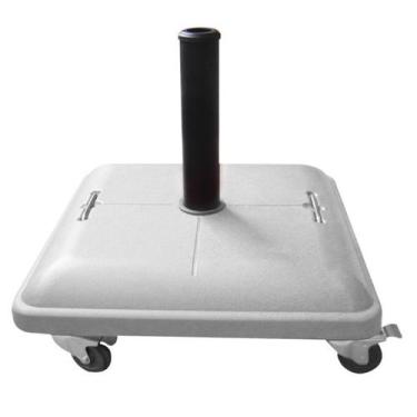 Imagem de Base Para Ombrellone Em Concreto Com Rodas 37kg Branco - Bel