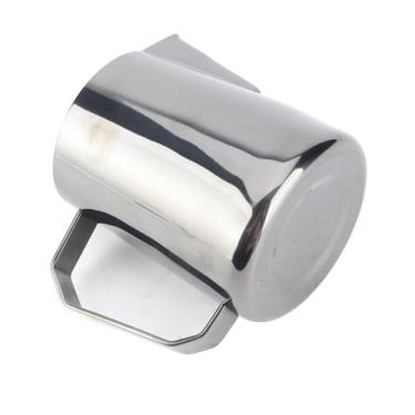 Imagem de Jarra de Espuma Leite em Aço Inoxidável Espumador Copo Mistura Pot para Bebidas Café com Bico Fino Vertido Design sem Gotejamento Grau Alimentar Uso C