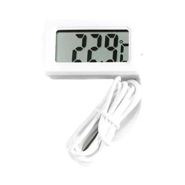 Imagem de Termômetro Digital LCD À Prova d'Água 1m 2m Para Freezer E Refrigerado