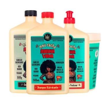 Imagem de Kit Lola Cosmetics Hidratação Meu Cacho Minha Vida - 4 Produtos-Unissex