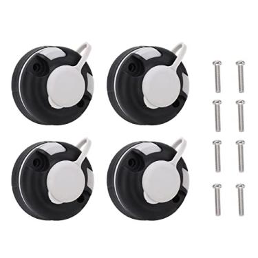 Imagem de SPYMINNPOO Base de Montagem Em Estrela para Trilha de Caiaque, Resistente Ao Desgaste para Iates, Barcos Infláveis, Canoas, Botes PVC Preto 4 Unidades