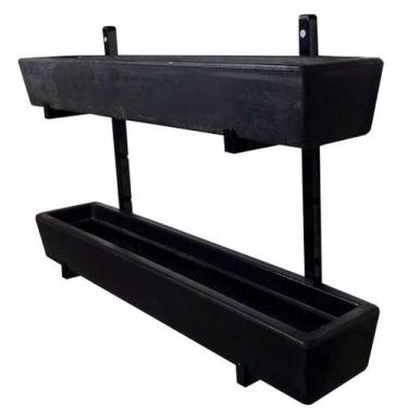 Imagem de Suporte de Ferro p/ Jardim Vertical com 2 Floreiras 80cm - Alpe & Arit