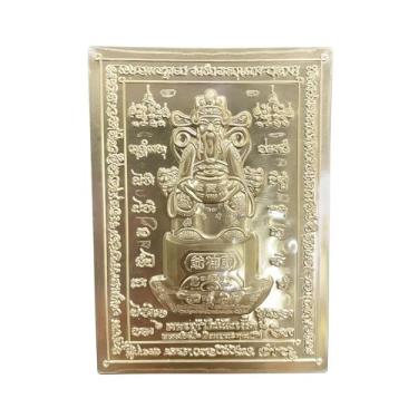 Imagem de Amuleto tailandês Feng Shui Decor Good Lucky Charms Talismã Chinese Wealth and Prosperity Card