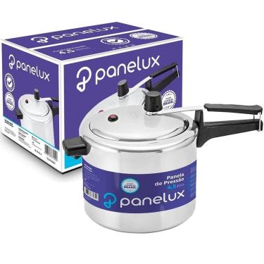 Imagem de Panela De Pressao Polida Aluminio Inox 4,5l Panelux