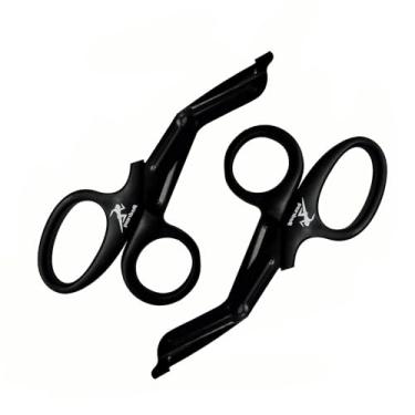 Imagem de Medresq Tesoura Tática de Emergência IFAK, Preta, Kit de Primeiros Socorros, 2 Peças