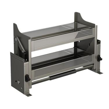 Imagem de Organizador de armário de puxar para baixo, prateleira de puxar para baixo, organizador de prateleira de armazenamento de cozinha retrátil, adequado para cozinha, bar, armário de café e despensa