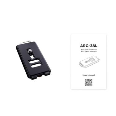 Imagem de Naroote Placa, Placa QR de Câmera de Liga de Alumínio Ultrafina Com Proteções de Segurança Duplas e Chave Embutida, Ideal para tripé de Câmera DSLR Cabeça Esférica monopé