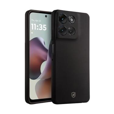 Imagem de Gshield Capa Case Capinha Silicon Veloz para Motorola (Preta, Moto G56)