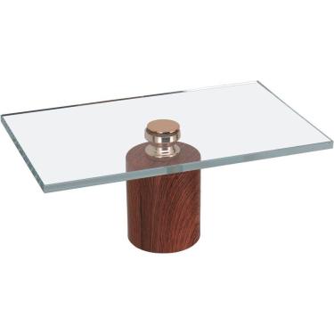 Imagem de Prato Doces Boleira Com Pé Vidro 11x15x27cm