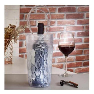 Imagem de Bolsa Sacola Térmica Garrafa Vinho Espumante Vodka Pratico - Moment