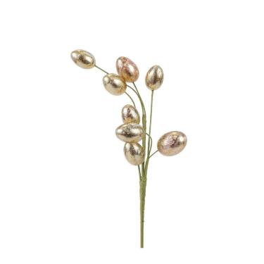 Imagem de Pick De Pascoa Fondant C/Ovos Dourados 30x7,5cm C/1UN