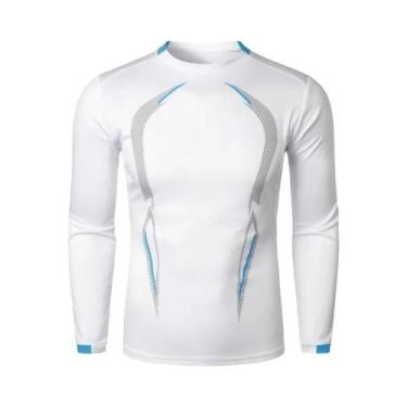 Imagem de Camiseta Masculina De Treino De Manga Longa, Leve E De Secagem Rápida,