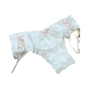 Imagem de Calcinhas G String Kawaii Em Renda, Shorts De Algodão, Lingerie Sexy L