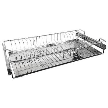 Imagem de Escorredor de Embutir Deslizante Entrance 77x9x25cm Inox 8755 - Jomer,