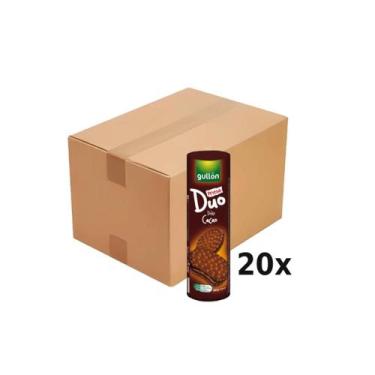 Imagem de Biscoito GULLON Mega Duo Doble Cacao 500g Caixa com 20 Unidades