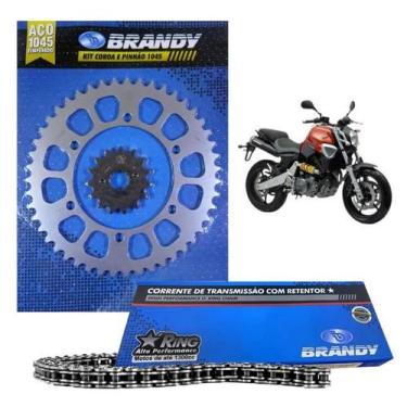Imagem de Kit Relação Completo 520x112L Yamaha MT 03 660 2006 até 2012 _ Brandy