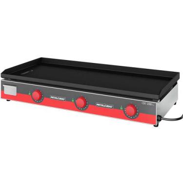 Imagem de Chapa bifeteira elétrica light metalcubas 120 cm 220v cbe1200l
